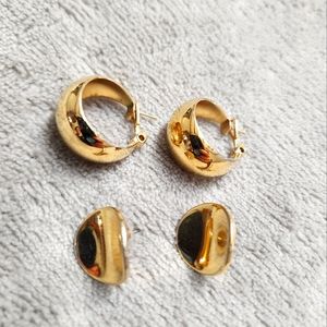 Vintage Monet set of 2 earrings